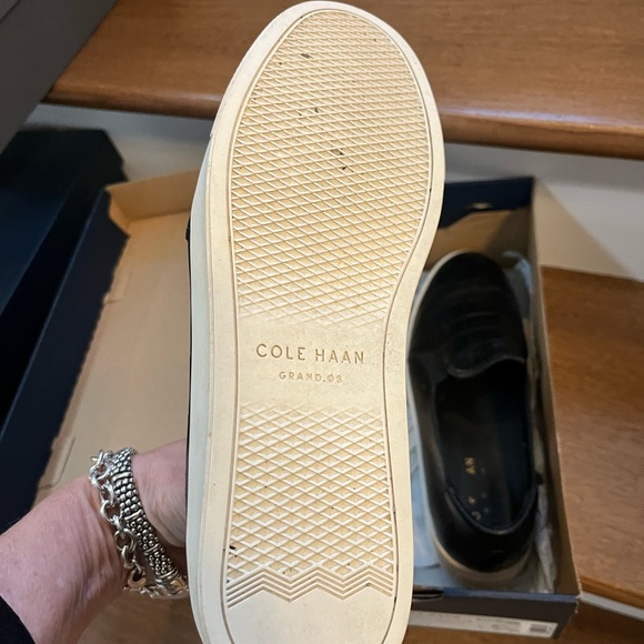 Cole Haan Slip-on Sneaker Black Croc 8.5 - Picture 5 of 5